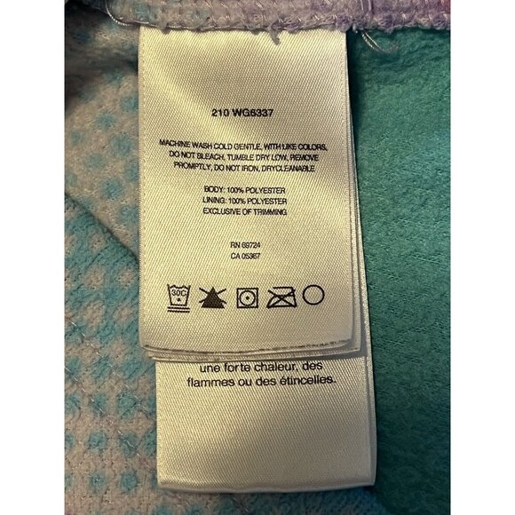 Girls Youth Columbia Size18/20 Lightweight Fleece Jacket Rainbow Outdoor Comfort - Picture 10 of 16